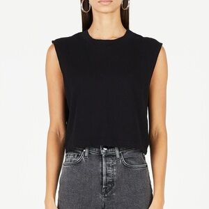 Cotton Citizen Black Muscle Tee
